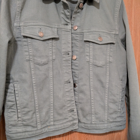 Simon's Classic Green Denim Jacket - Picture 3 of 8